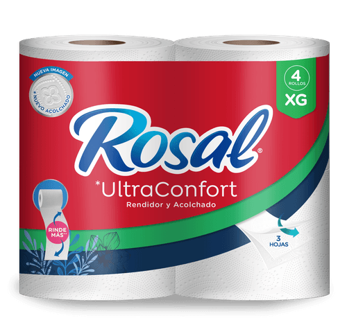 PAPEL HIG ROSAL XG 25M 3P *4UND