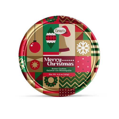 GALLETAS GRECO MERRY CHRISTMAS *120GR