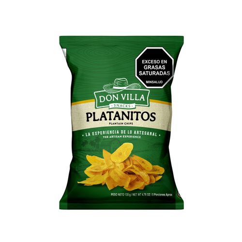 PLATANITOS VERDES DON VILLA *135GR