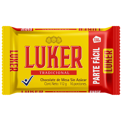 CHOCOLATE LUKER AMARGO *112GR