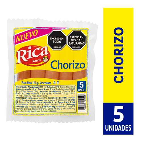 CHORIZO RICA X5 *175GR