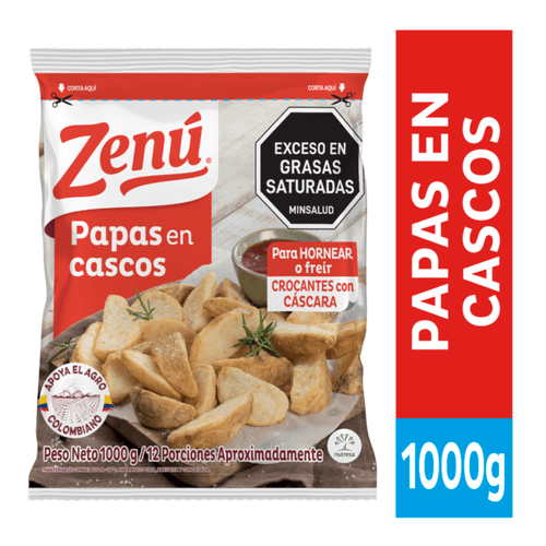 PAPAS EN CASCOS ZENU  x 1000GR