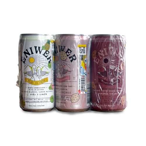 COCTEL VINO ENIWER X6 SURT 2% LAT *269ML