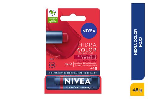 NIVEA LABIAL HIDRATANTE COLOR ROJO *1UND