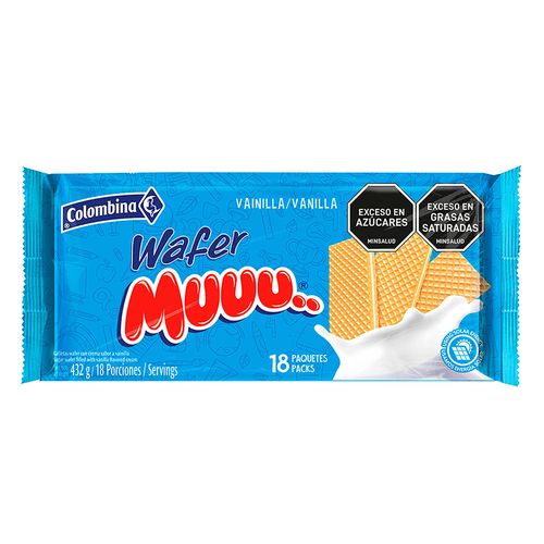 WAFER MUUU VAINILLA X18 *432GR
