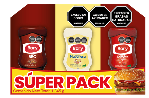 OF TRIPACK SALSA MAY+BBQ+TOM *1345GR