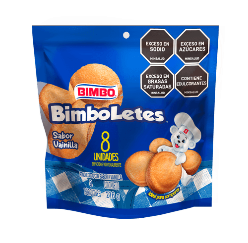 BIMBOLETES VAINILLA BIMBO X8 *216GR