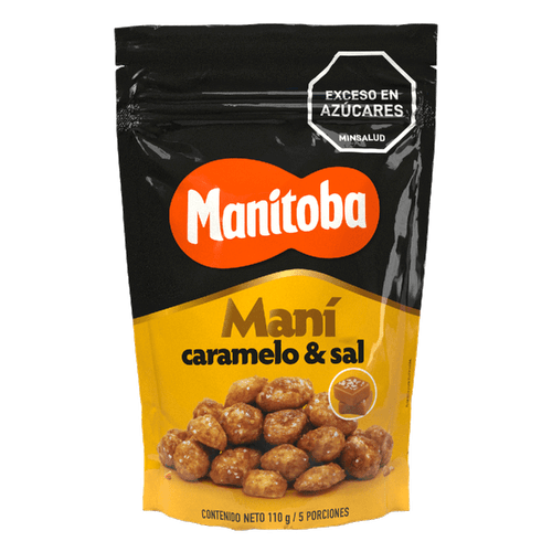 MANI CARAMELO Y SAL MANITOBA *110GR