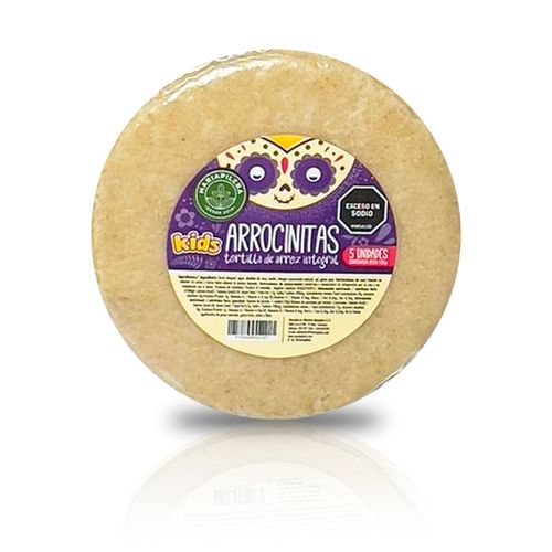 KIDS TORTILLITAS ARROZ INTEGR X5 *120GR