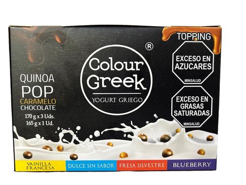 YOGURT GRIEGO SAB QUINOA POP X4 *675GR