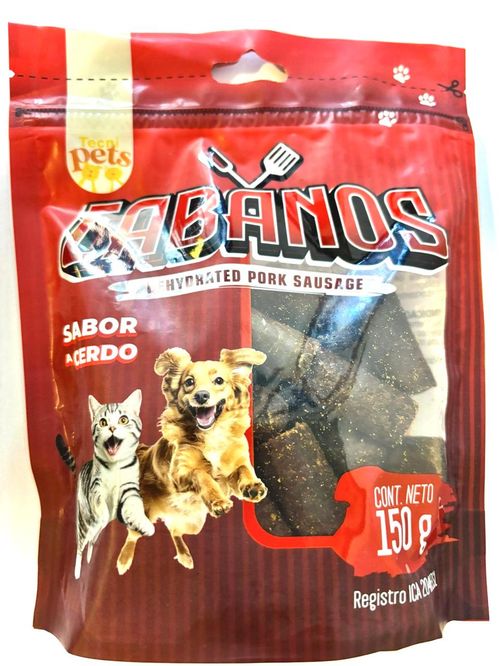 CABANOS SABOR CERDO PARA MASCOTAS *150GR