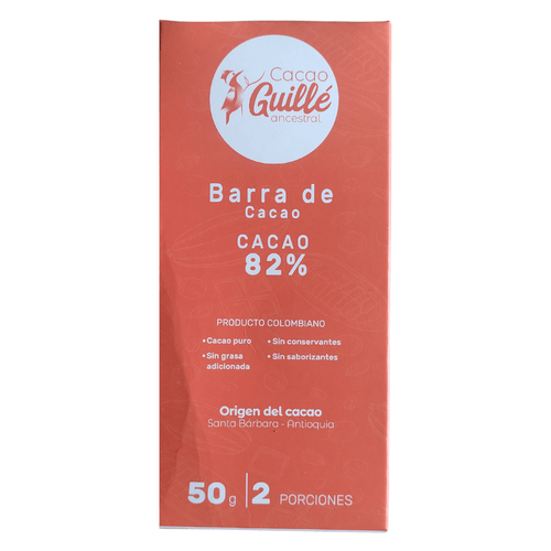 BRR CACAO 80% CACAO GUILLE ANCESTRALx50G