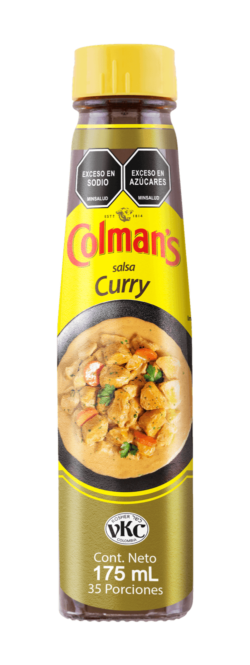 SALSA CURRY COLMANS PET *175ML