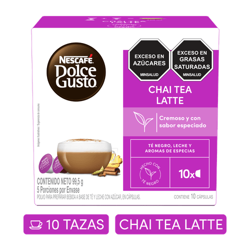 NDG CHAI TEA LATTE X10 CAPSULAS *99.5GR
