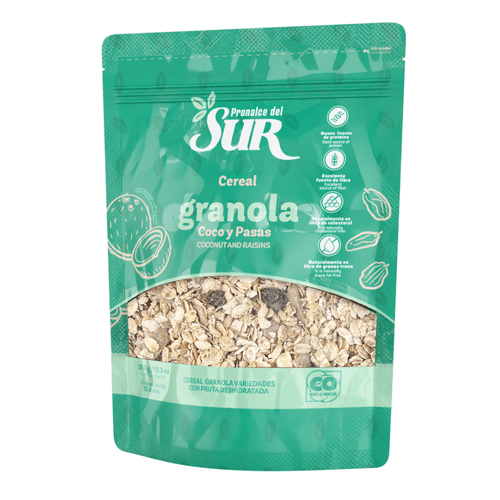 CEREAL GRANOLA COCO PASAS DEL SUR *350GR