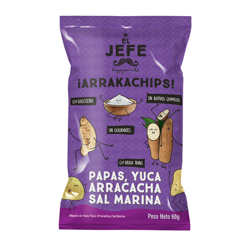 MEZCLA ARRAKACHIPS EL JEFE *60GR