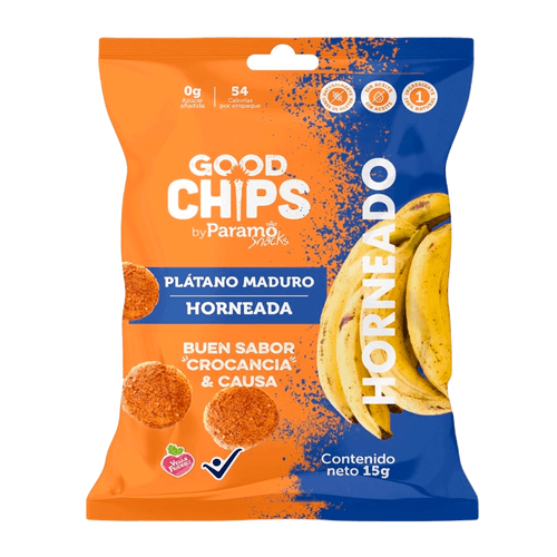 PLATANO MADURO HORNEADO GOOD CHIPS *15GR