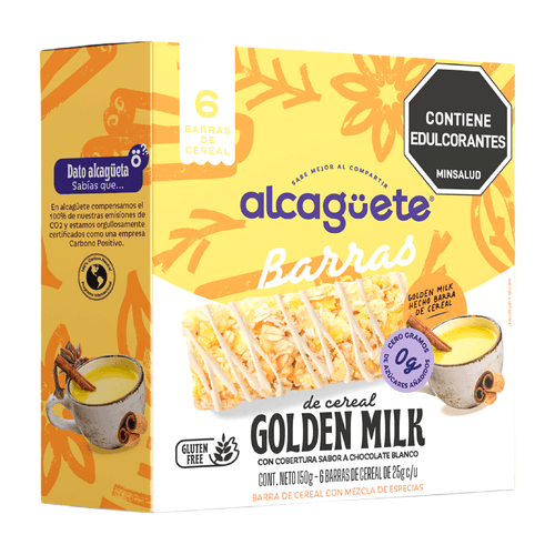 BARRAS GOLDEN MILK ALCAGUETE X6 *150GR