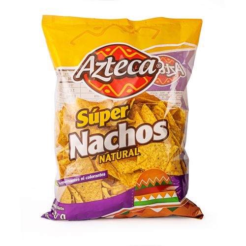 NACHOTES NATURAL AZTECA BOLSA *500GR
