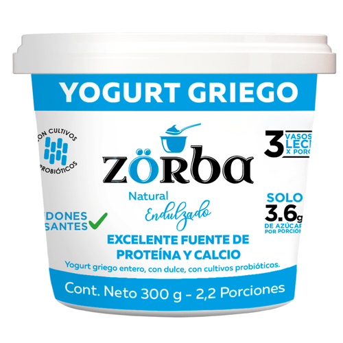 YOGURT GRIEGO ZORBA CON DULCE *300GR