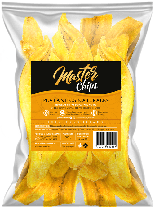 PLATANO ARTESANAL MASTER CHIPS*500G