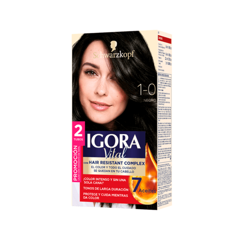 TINTE 1-0 NEGRO IGORA VITAL DT