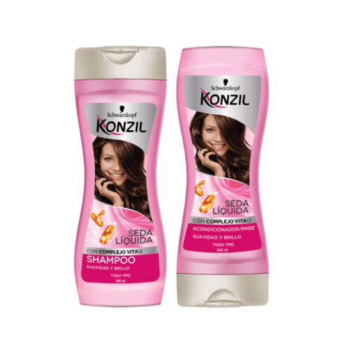 SHAMPOO ACON SEDA LIQUIDA KONZIL 2X340ML