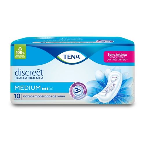 PAÑAL TENA MUJER X 10 UND