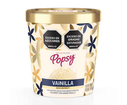 HELADO VAINILLA GOURMET POPSY 1/2 LT