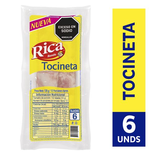 TOCINETA RICA X6 *120GR