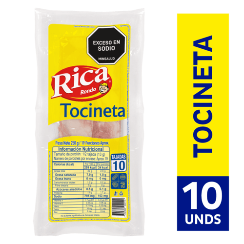 TOCINETA RICA CHEF  x 250GR RICA