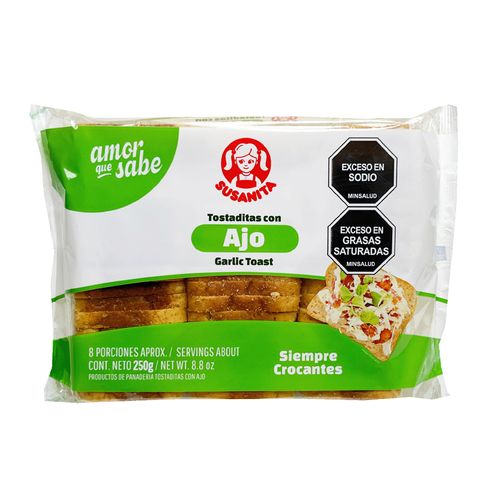 TOSTADITAS AJO SUSANITA *250GR