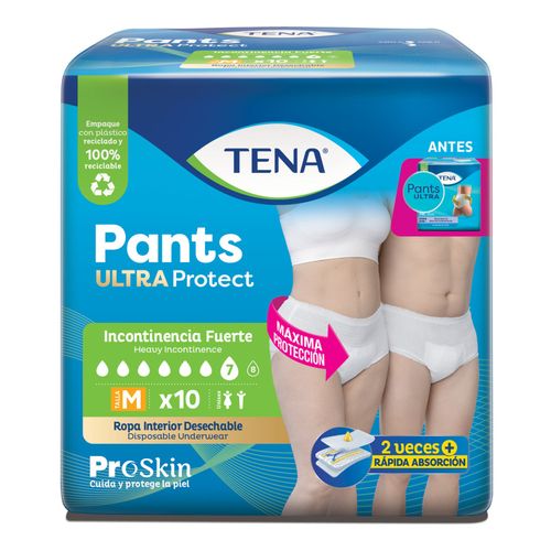 TENA PANTS ULTRA MEDIUM x 10UND