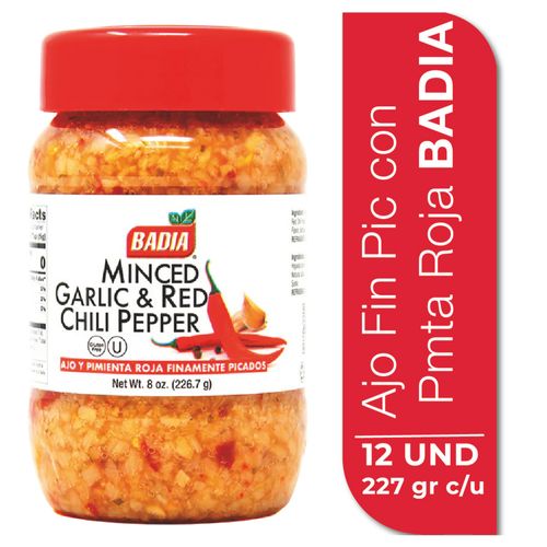 AJO PICADO BADIA PIMIENTA ROJA *226.7GR