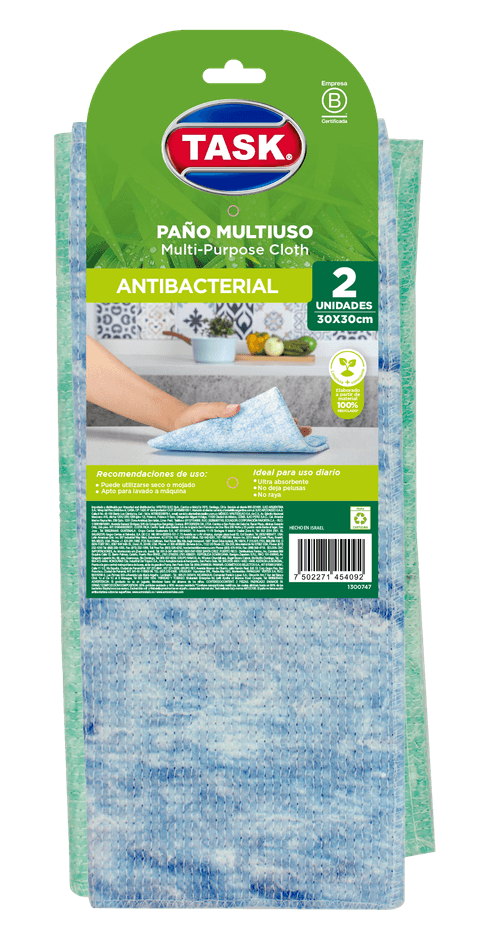PANO MULTIUSOS TASK ANTIBACTERIAL *2UND