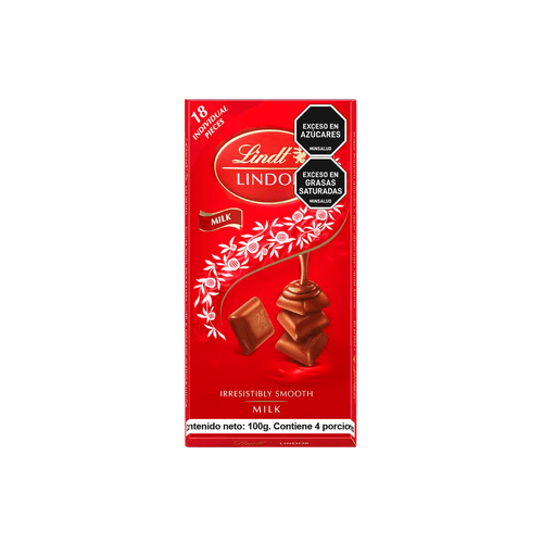 CHOCOLAT TABLET LINDT LINDOR MILK *100GR