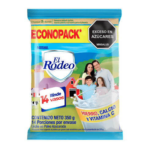 LECHE EN POLVO EL RODEO ECONOPACK *350GR