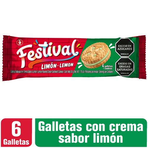 GALLETAS FESTIVAL LIMON *50GR