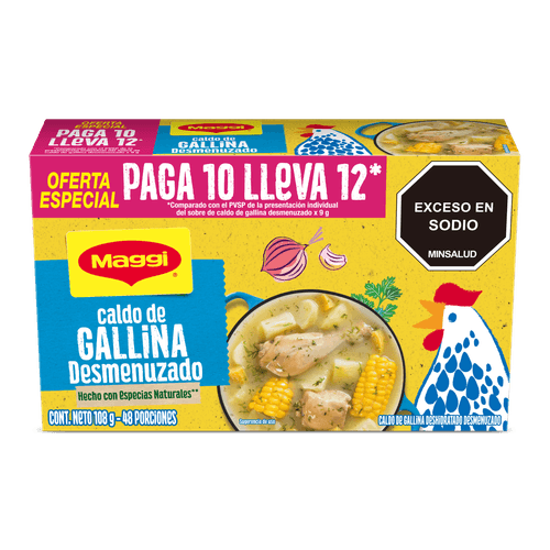 MAGGI CALDO GALL ESP DESM 10 LL12 *108GR