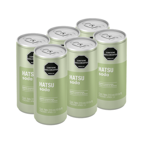 SODA HATSU SANDIA ALBAHAC LATA X6 *310ML