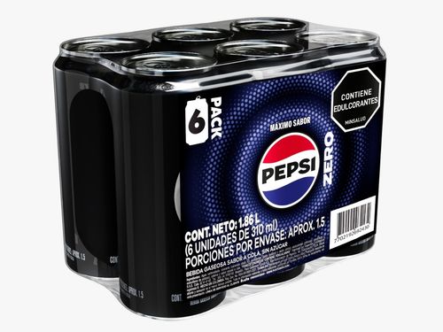 OF GASEOSA PEPSI ZERO LATA X6 *310ML