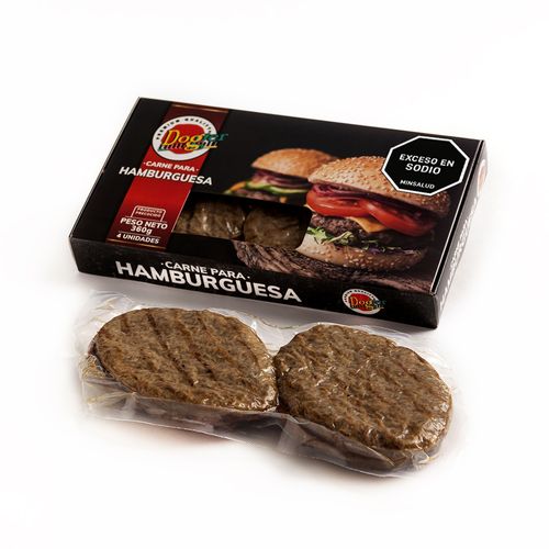 CARNE HAMBURGUESA DOGGER X4 *360GR