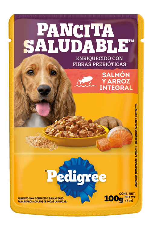 PEDIGREE ALIM HUMED SALMON ARROZ *100GR