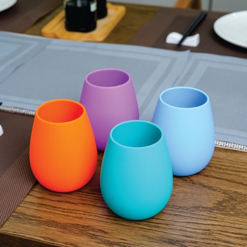 SET VASOS DE SILICONA *4UND