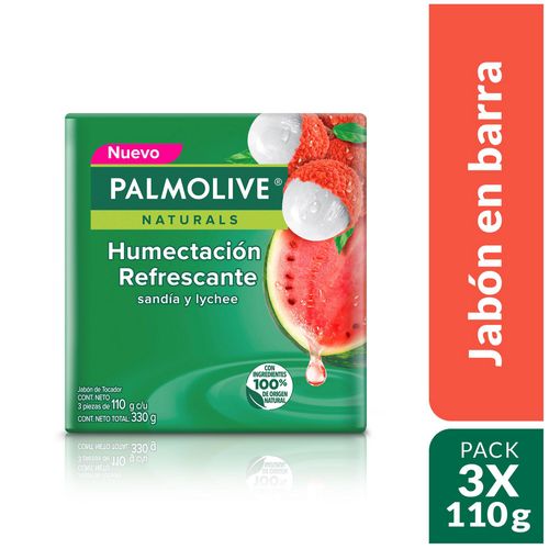 JAB PALMOLIVE SANDIA C LICHI 3*110GR