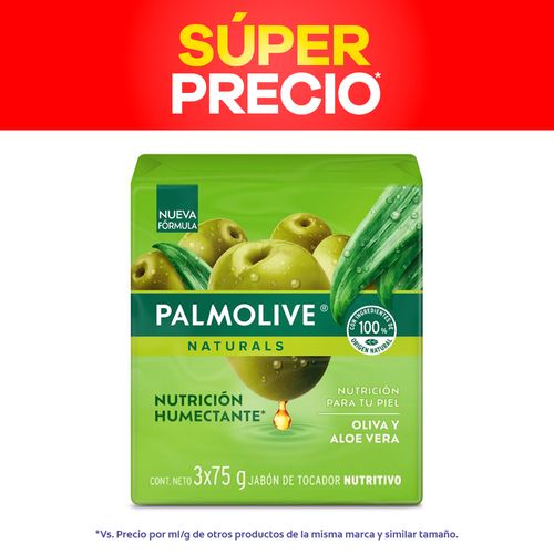 JABON PALMOLIVE NAT OLIVA ALOE X3 *75GR