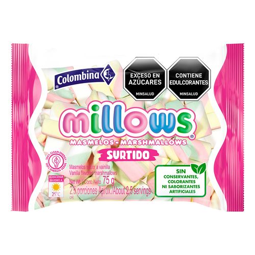 MILLOWS SURTIDO  x 75