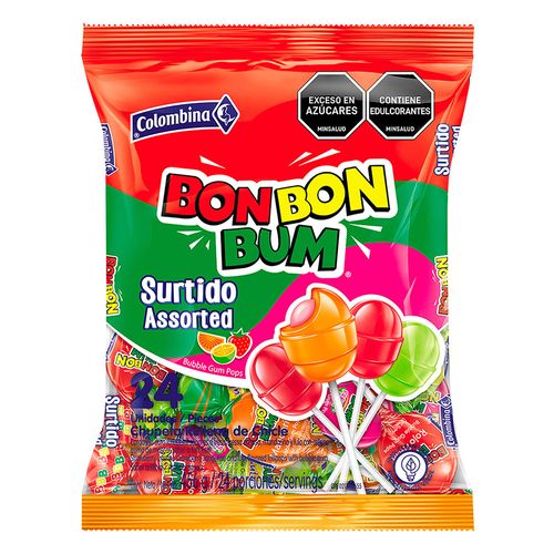 BON BON BUM SURTIDO 24UND x 456GR
