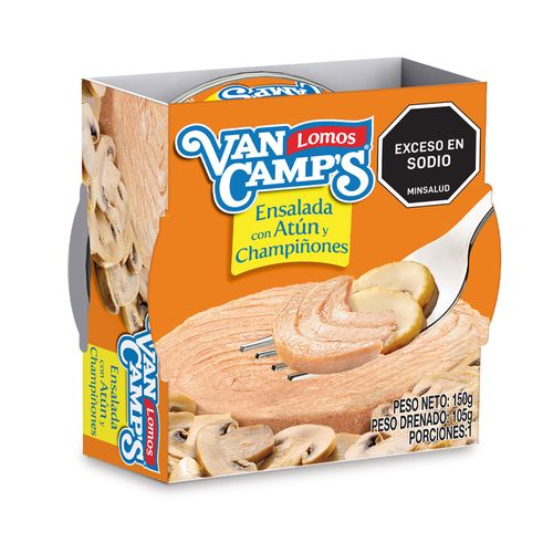 ATUN CON CHAMPIÑONES VANCAMPS x 150GR