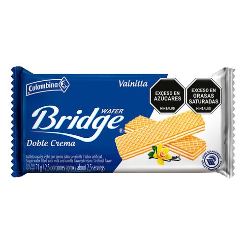 BRIDGE MTCO LECHE VAINILLA  x 71GR